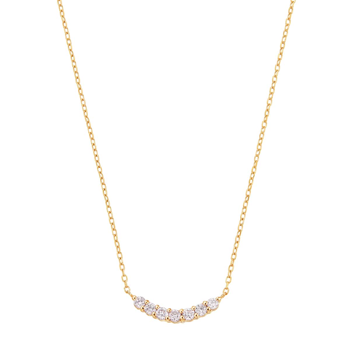 K10ピンクゴールドダイヤモンドネックレス(RPN797-001)|TSUTSUMI