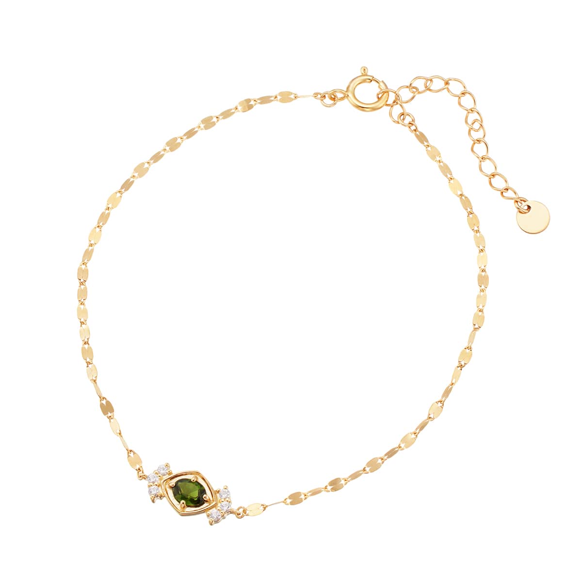 K10イエローゴールドサファイアブレスレット(RBL579)|TSUTSUMI