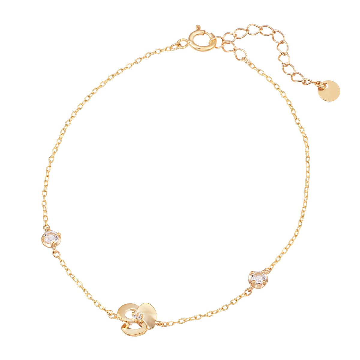 K10イエローゴールドサファイアブレスレット(RBL579)|TSUTSUMI