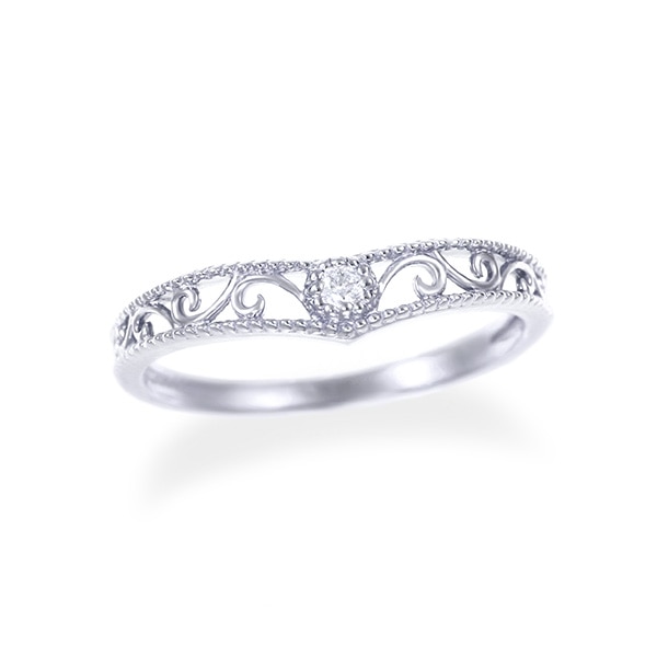 K10イエローゴールドペリドットリング（ピンキーリング）(RFR940-001