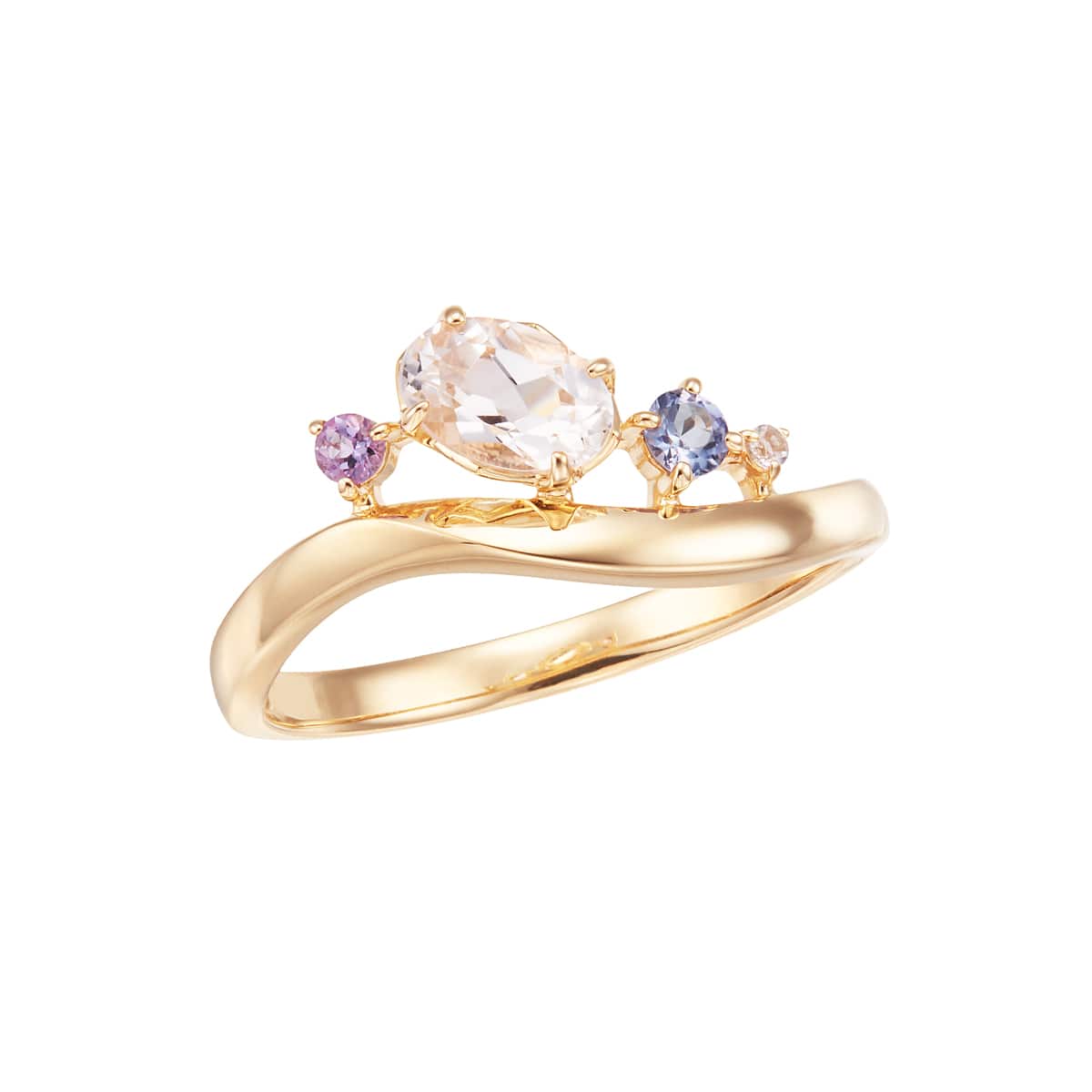 K10ホワイトゴールドダイヤモンドリング(RFR499-002)|TSUTSUMI