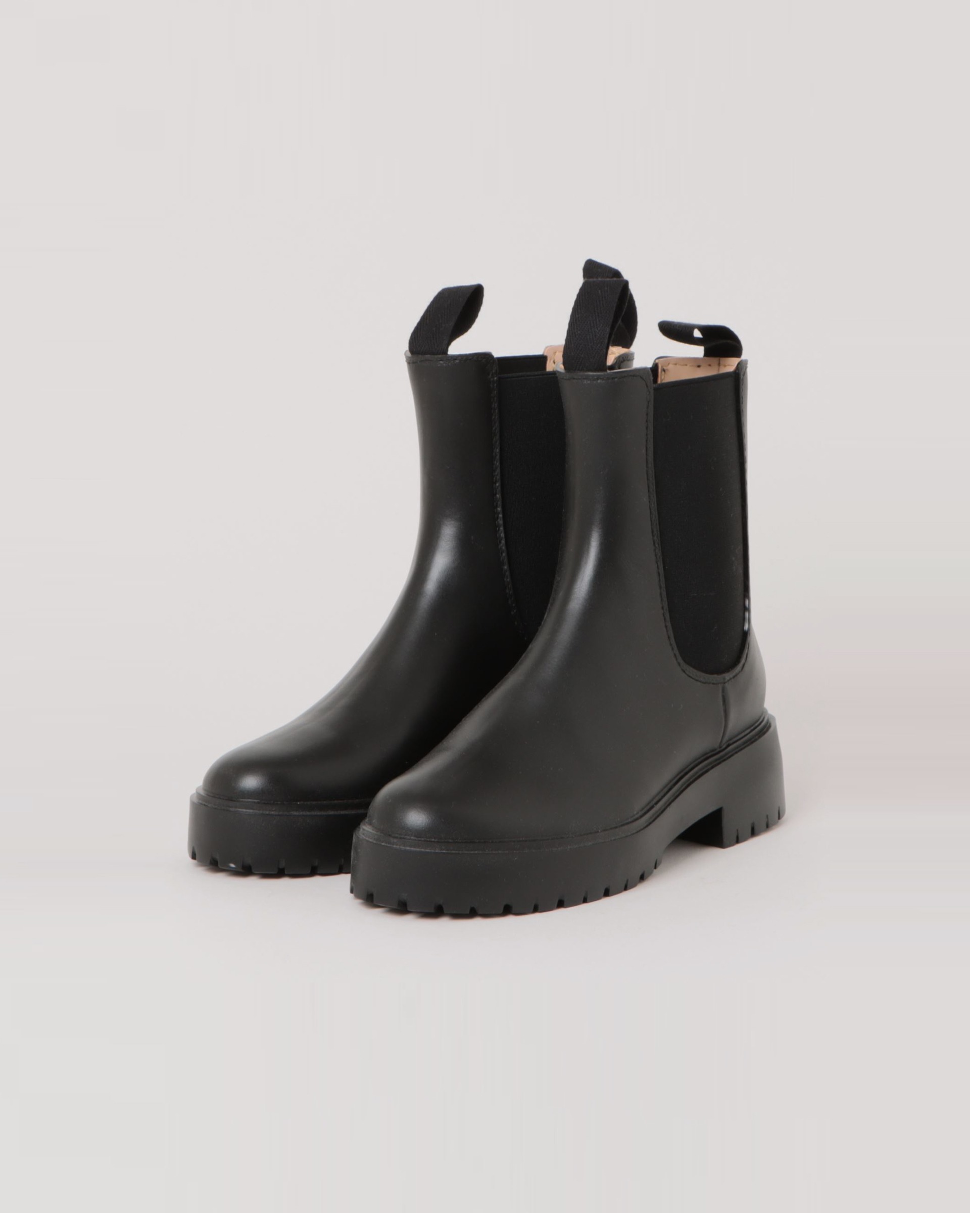 SIDE GORE RAIN BOOTS MID サイド ゴア レインブーツ ミッド｜ブラック