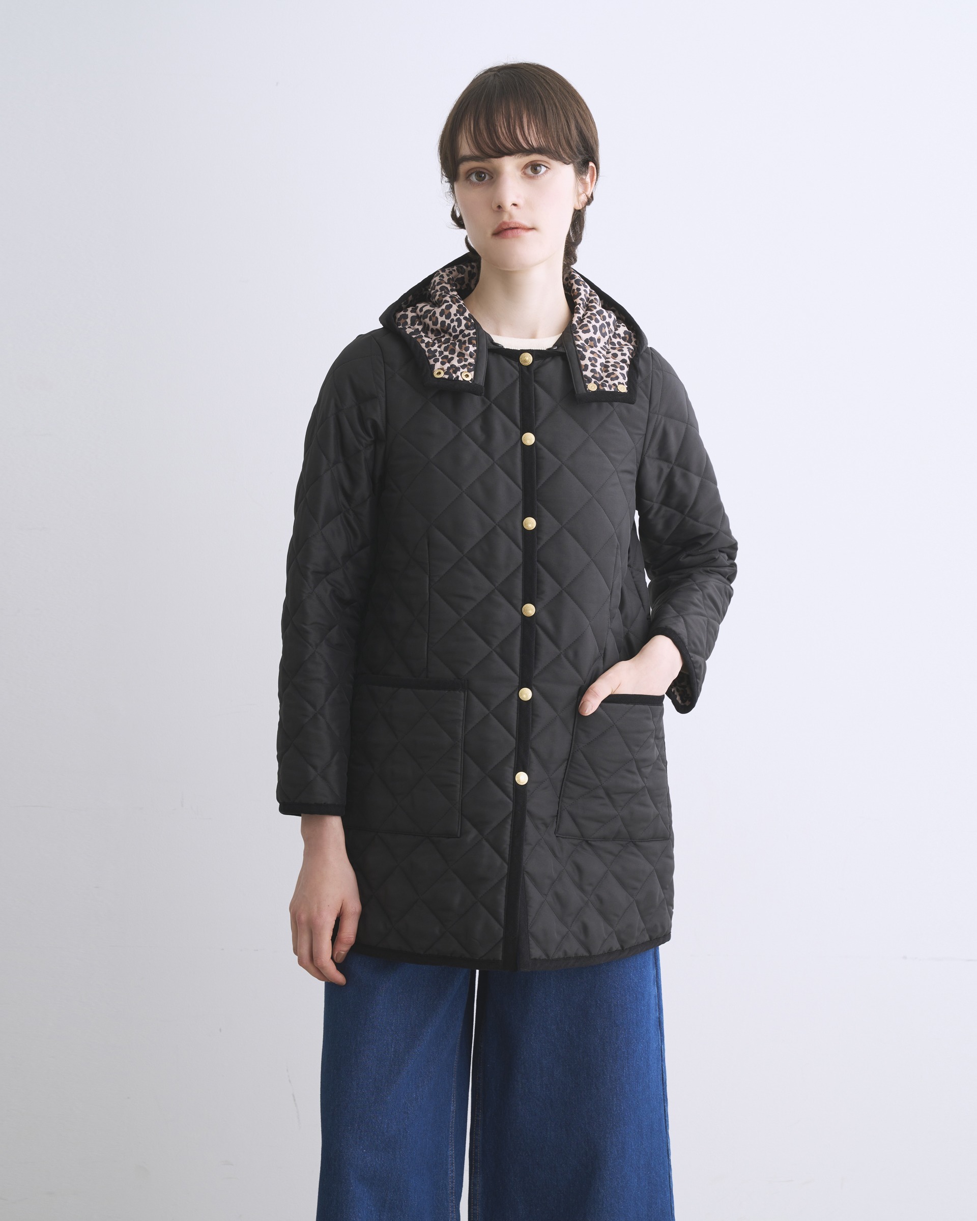 ARKLEY HOOD LEO MIDDLE アークリー フード レオ ミドル｜ブラック