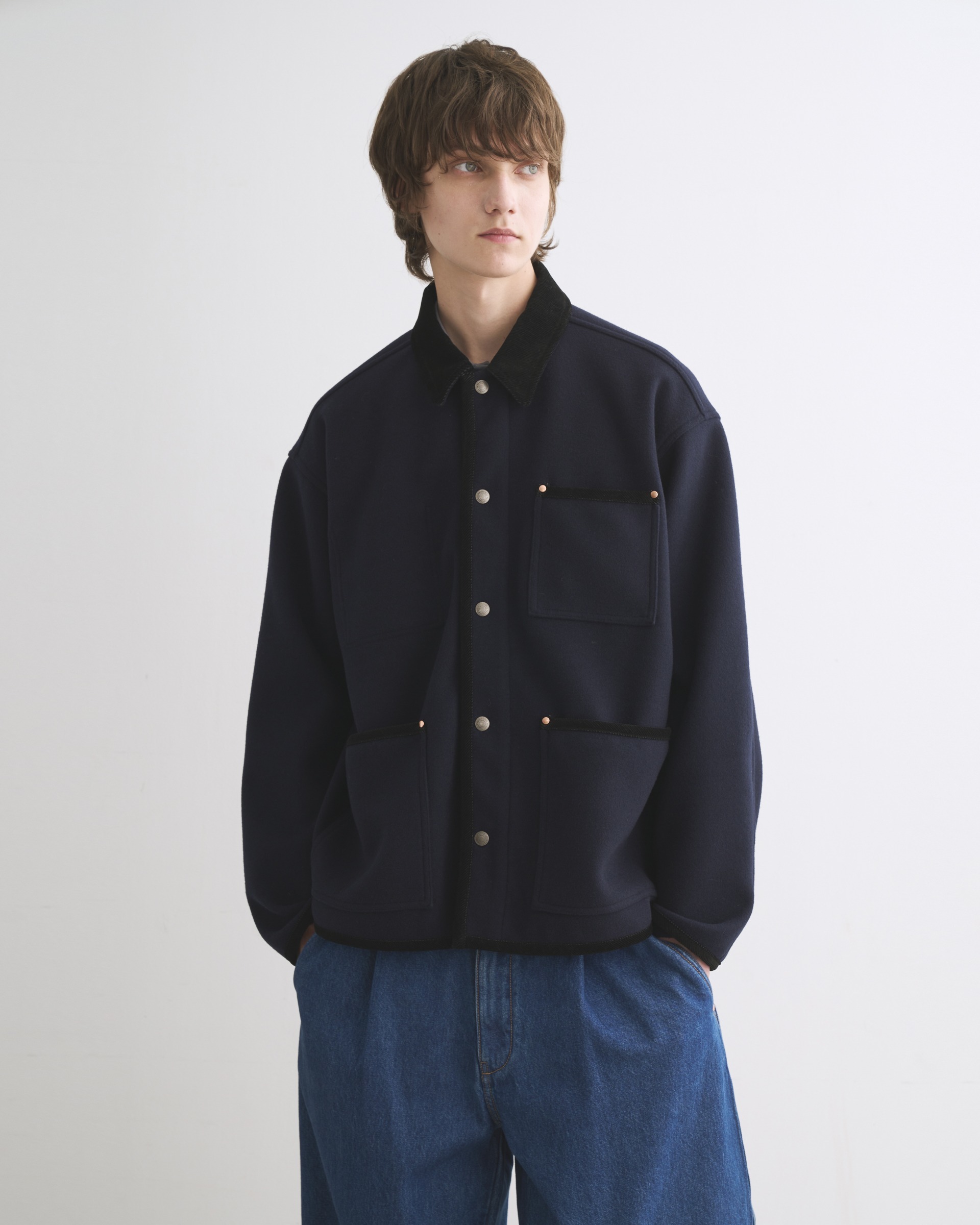 UNIONWEAR】WORK JACKET 002 ワークジャケット 002｜ネイビー｜メンズ