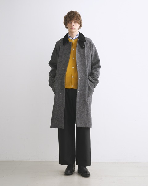 BARGATE バーゲート｜グレーヘリンボーン×ネイビー｜ユニセックス