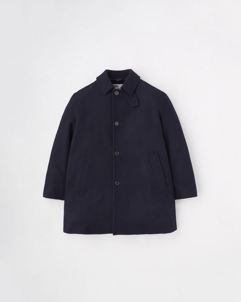 NEW DERBY BUTTON THROUGH ニュー ダービー ボタン スルー｜ネイビー