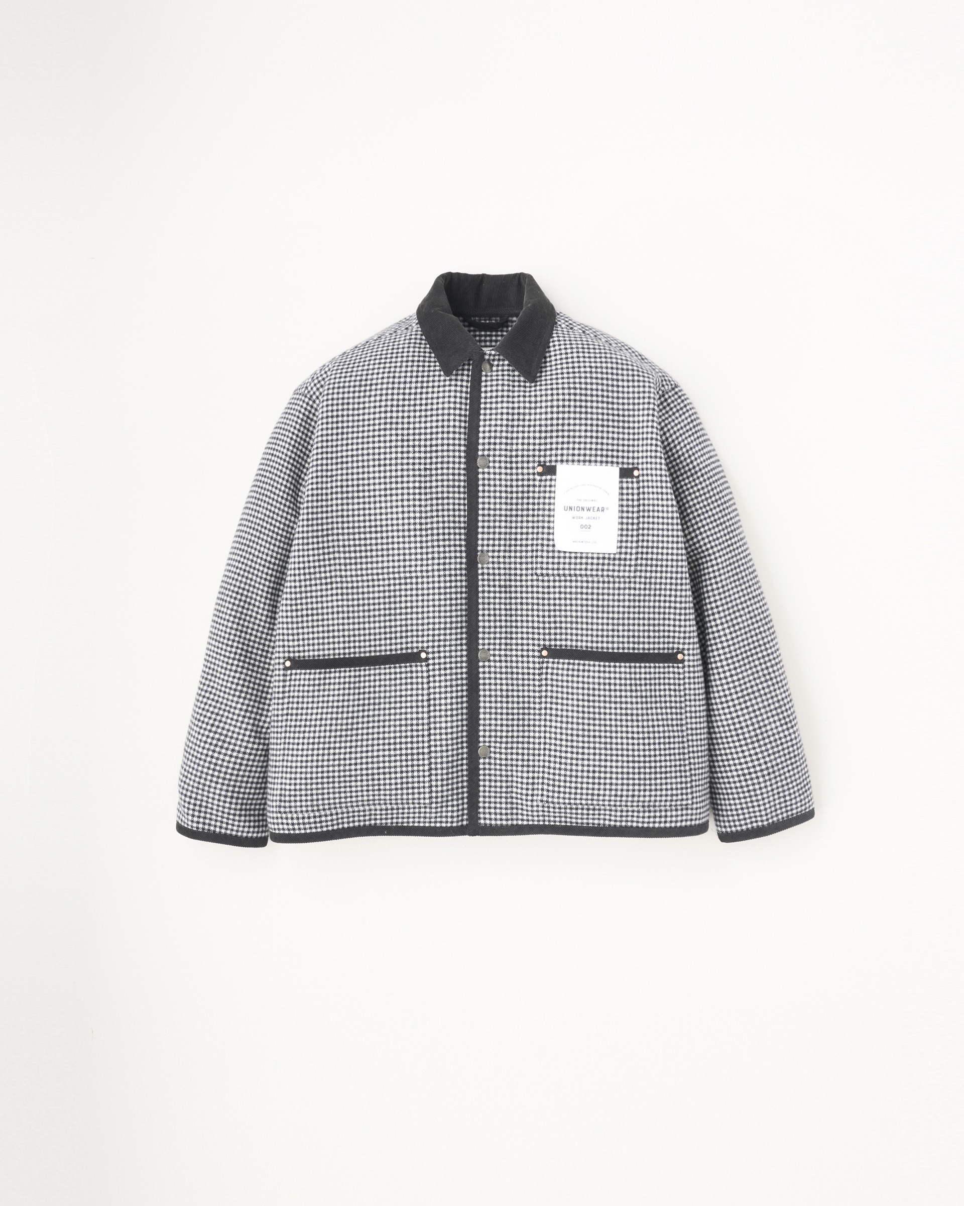 UNIONWEAR】WORK JACKET 002 ワークジャケット 002｜ブラック