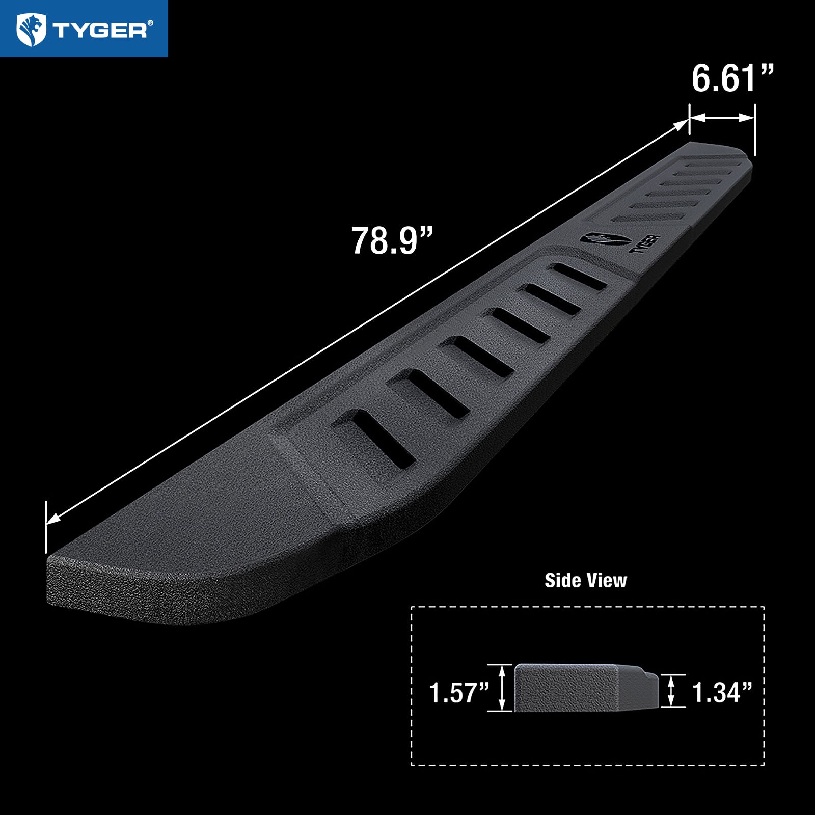 TYGER Blade 6.6in fit 2007-2021 Toyota Tundra | Double Cab