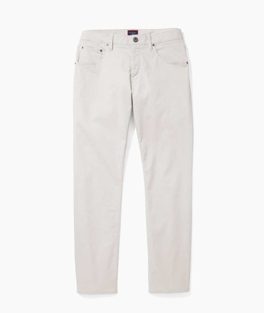 5-Pocket Chino Pants Stone | UNTUCKit