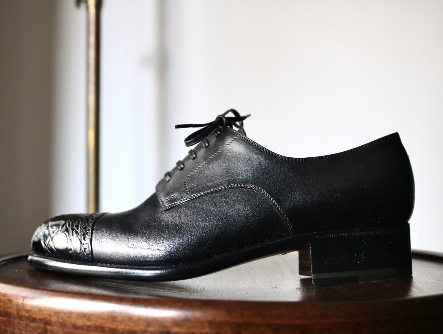 Le Yucca's 】レユッカス × レショップ クロコダイルキャップトゥ