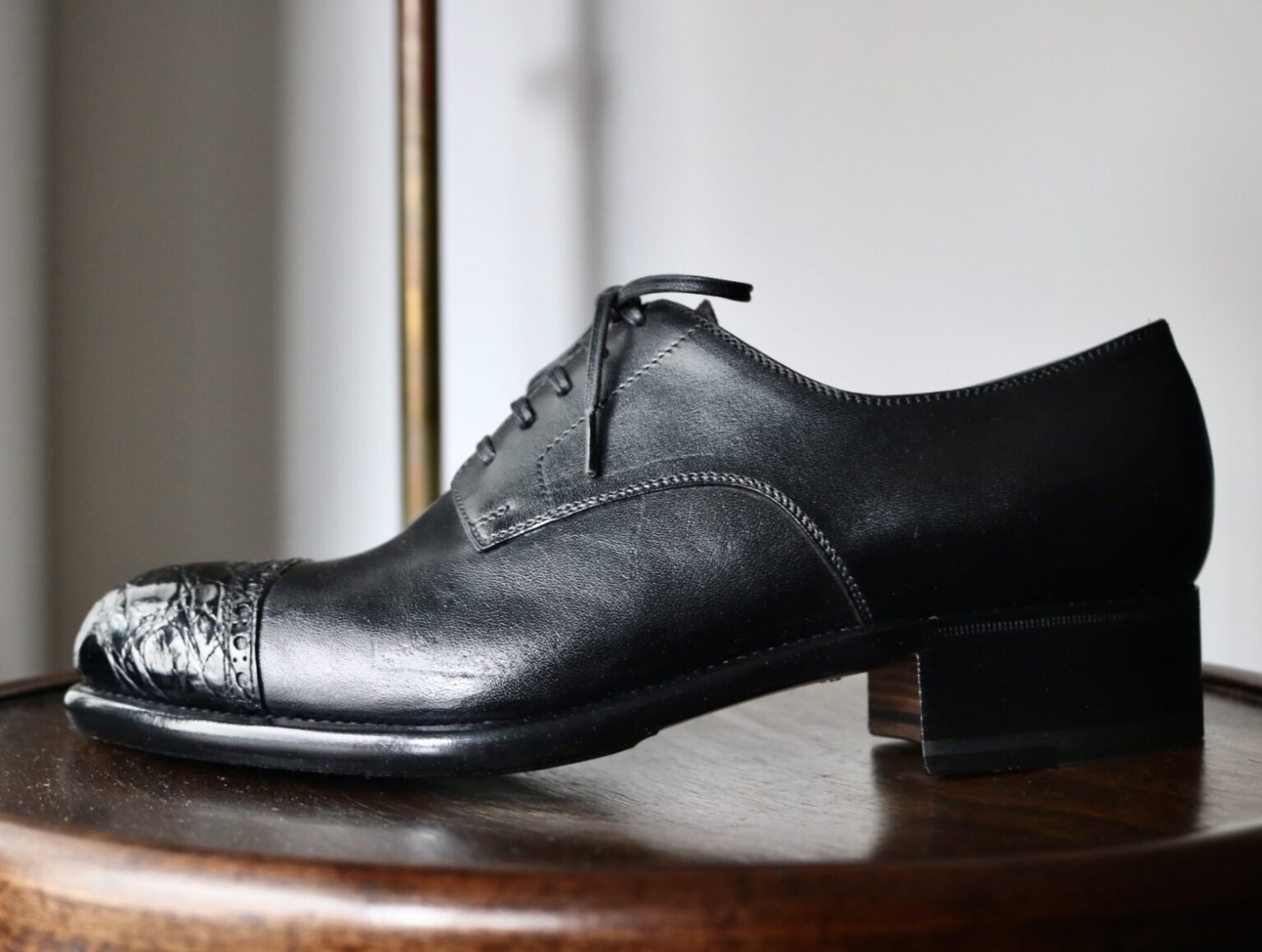 Le Yucca's 】レユッカス × レショップ クロコダイルキャップトゥ