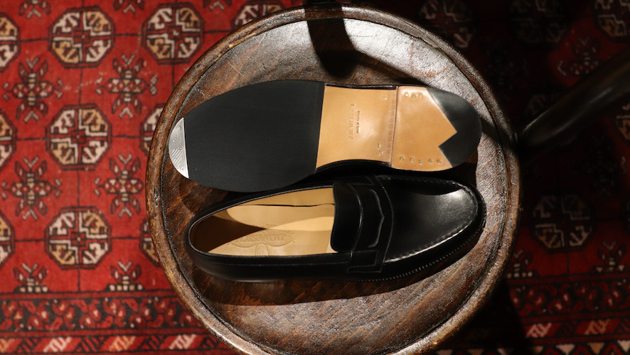 J M Weston / シグニチャーローファー x ハーフラバーソール＋