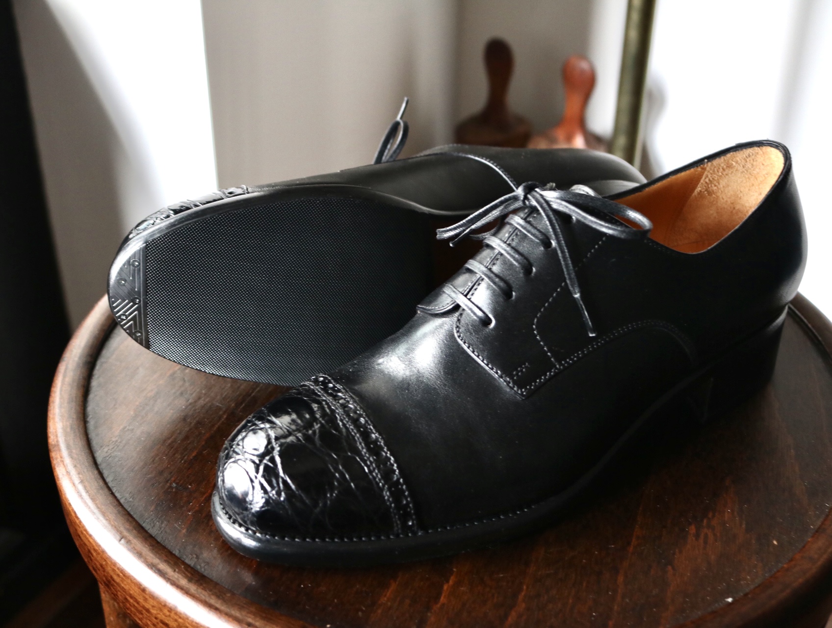 Le Yucca's 】レユッカス × レショップ クロコダイルキャップトゥ