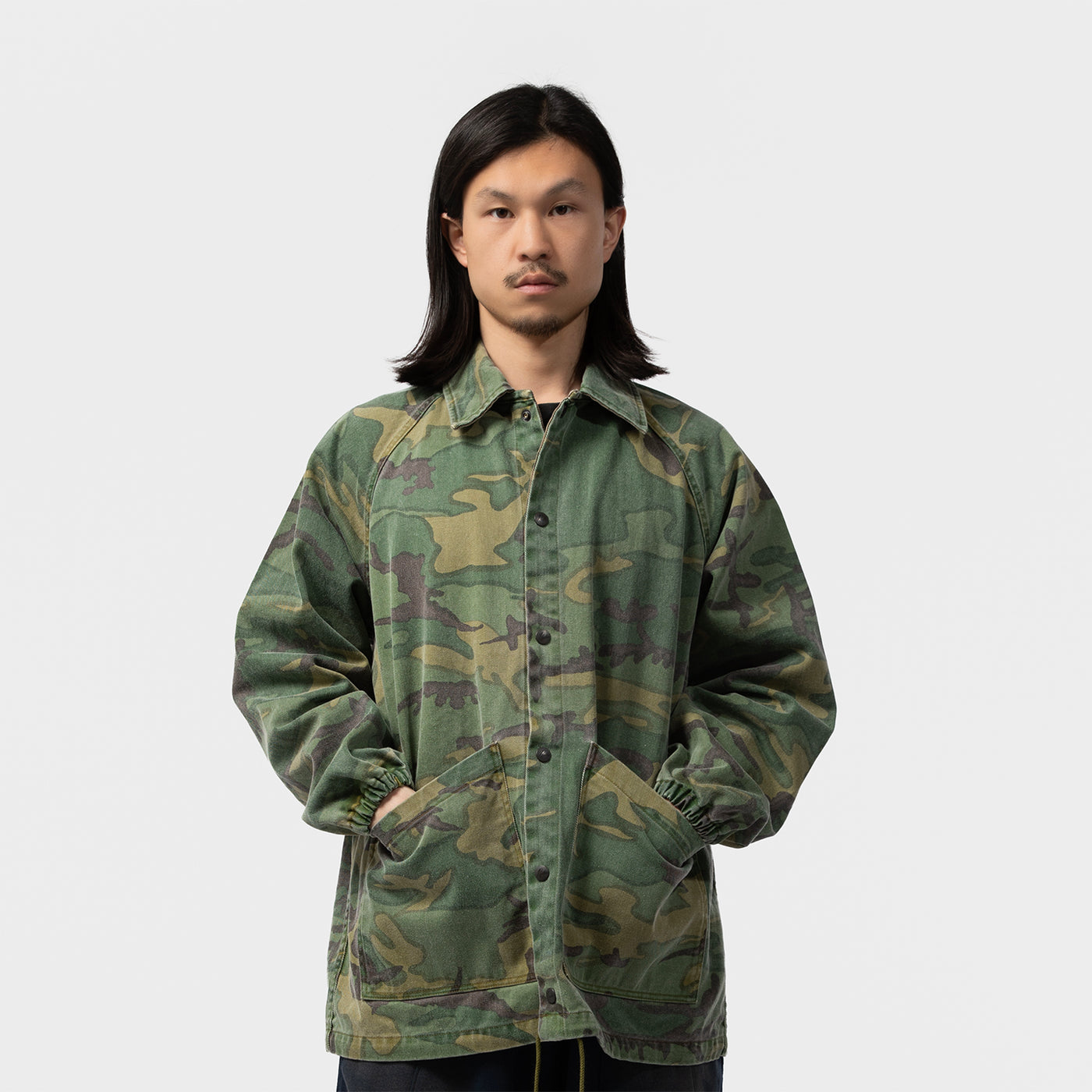 REVERSIBLE COACH JACKET - CAMO TWILL｜NEEDLES｜OUTER（アウター