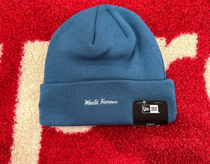 Supreme New Era Box Logo Beanie Blue FW23 – UniqueHype