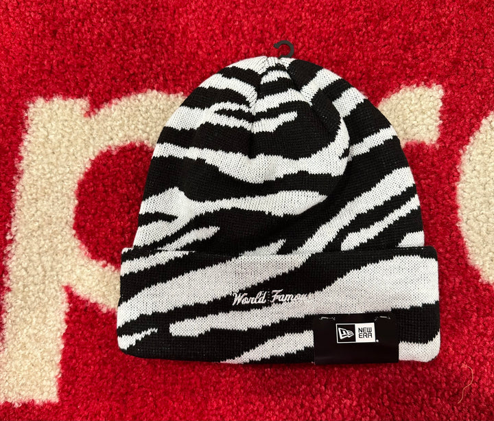 Supreme New Era Box Logo Beanie Zebra FW22 – UniqueHype