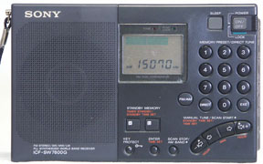 Sony ICF-SW7600, ICF-SW7600G shortwave radio receiver ICFSW7600