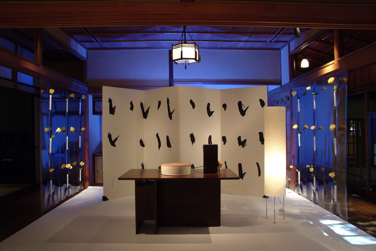 チェコガラス瓢簟茶入 内田 繁 作 チェコガラス瓢簟茶入 内田 繁 作