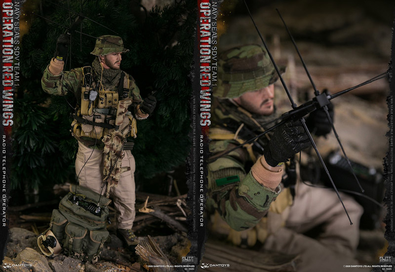 DAM】No.78081 1/6 Operation Red Wings NAVY SEALS SDV TEAM 1 Radio