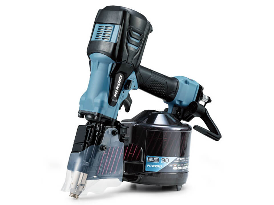 HiKOKI(日立工機)NV90HR2(SAB)【アブソリュートブラック】高圧ロール釘