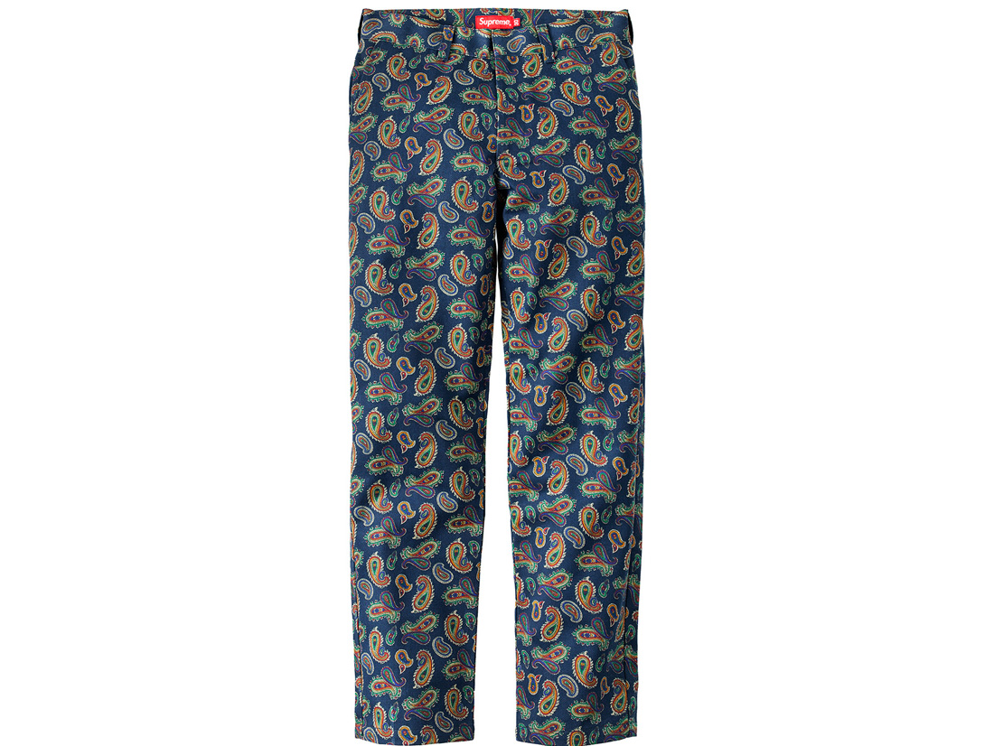 Supreme - Paisley Work Pant - UG.SHAFT