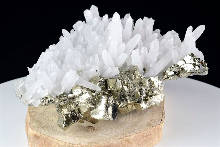 天然石 水晶クラスター パイライト原石 大粒キューブ付き 約424g