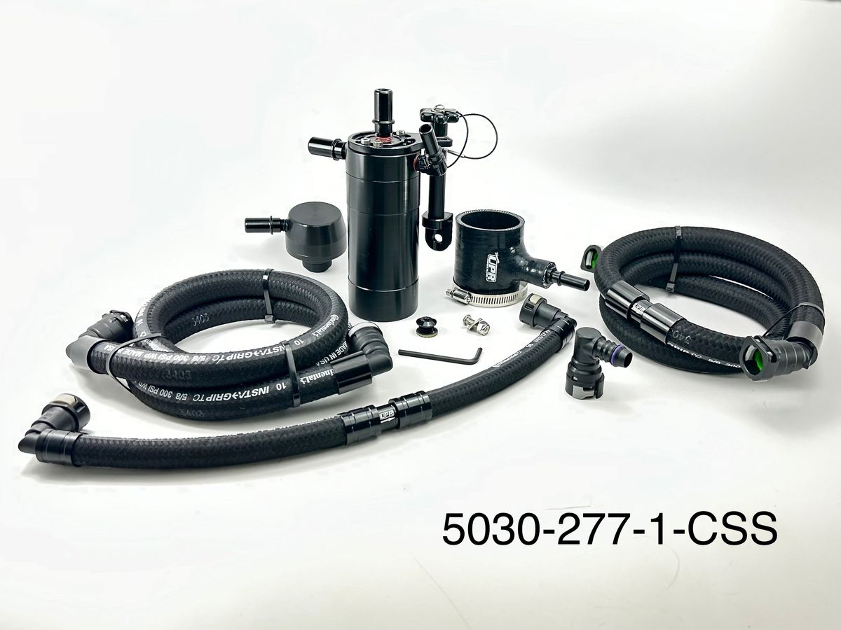 Plug N Play™ Dual Valve Oil Catch Can w/ Clean Side Separator