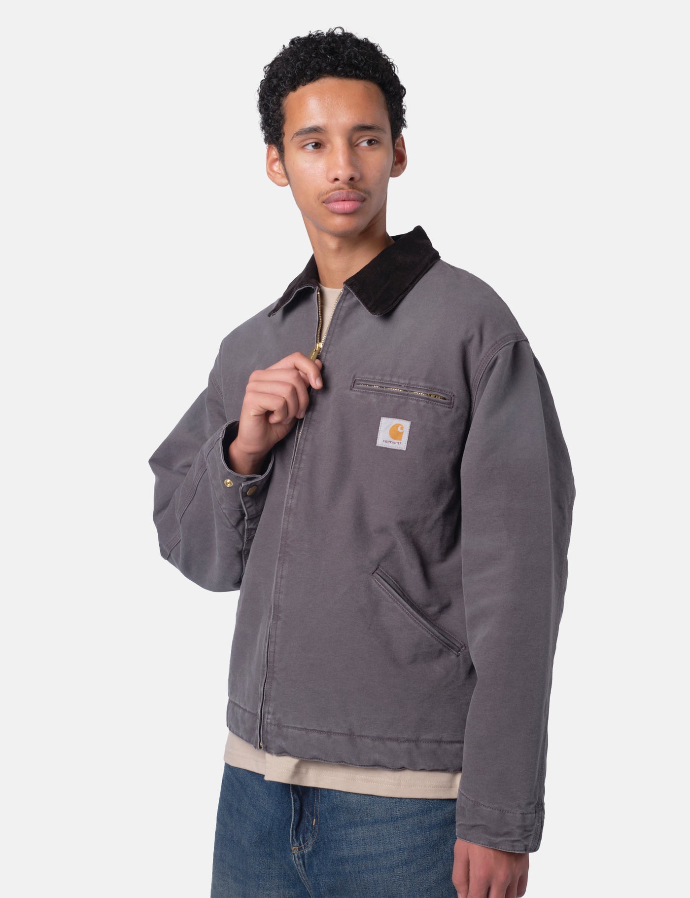 Carhartt WIP OG Detroit Jacket - Graphite/Black | Urban Excess