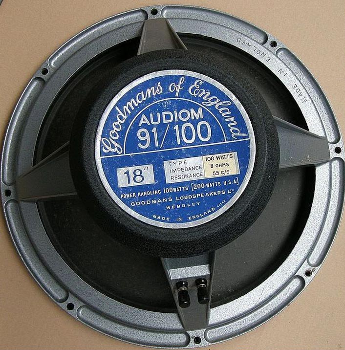 Goodmans Audiom 90 and 91, and Fane 18