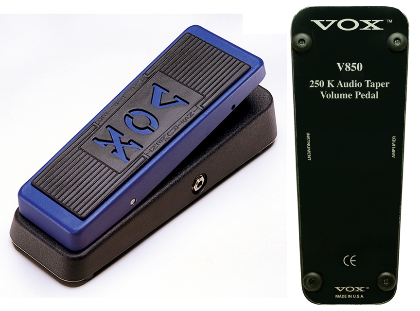 ギター VOX V850 Volume pedal Vox V850 250K Audio Taper Volume