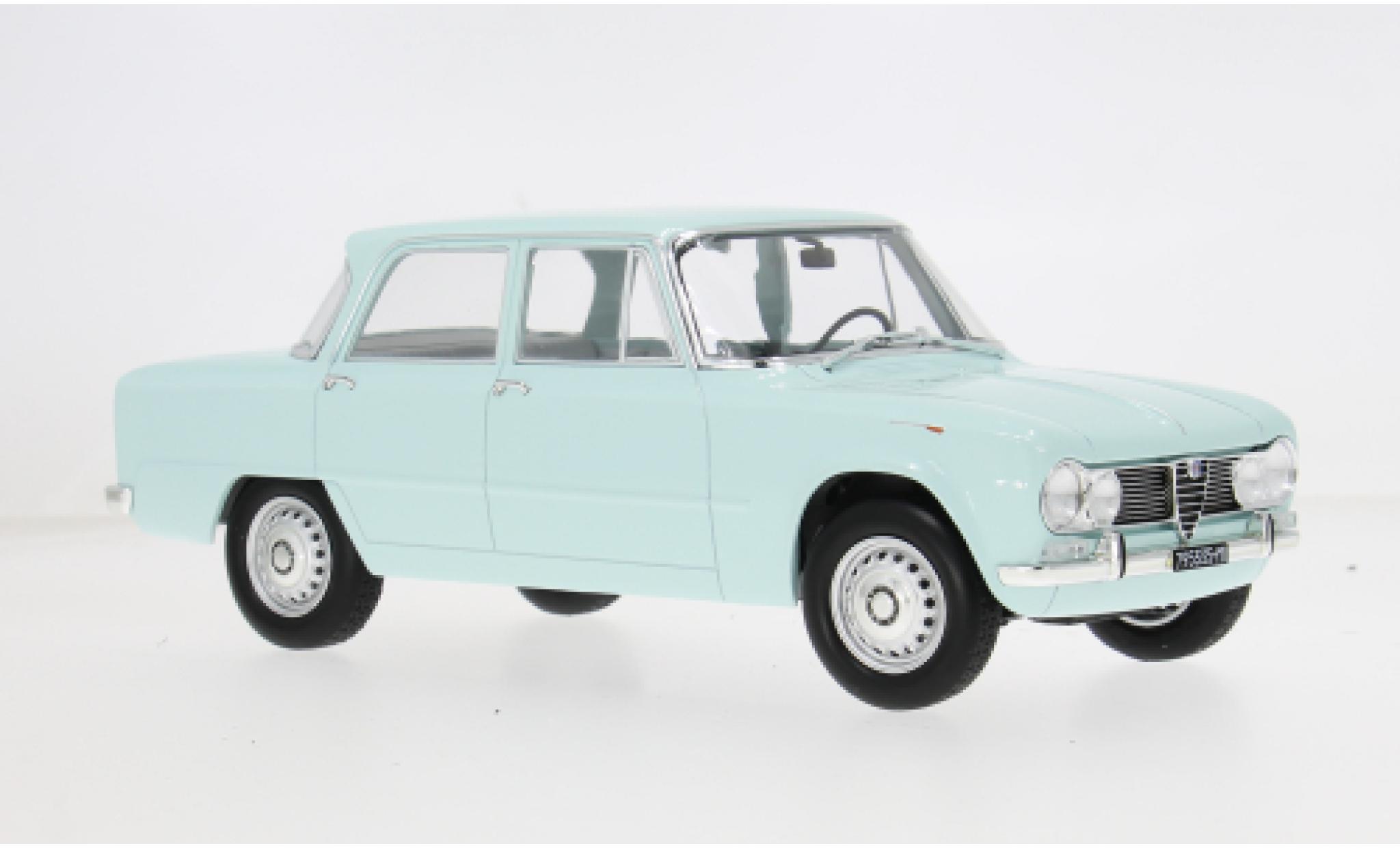 Diecast model cars Alfa Romeo Giulia 1/18 Norev Ti türkis 1964 1