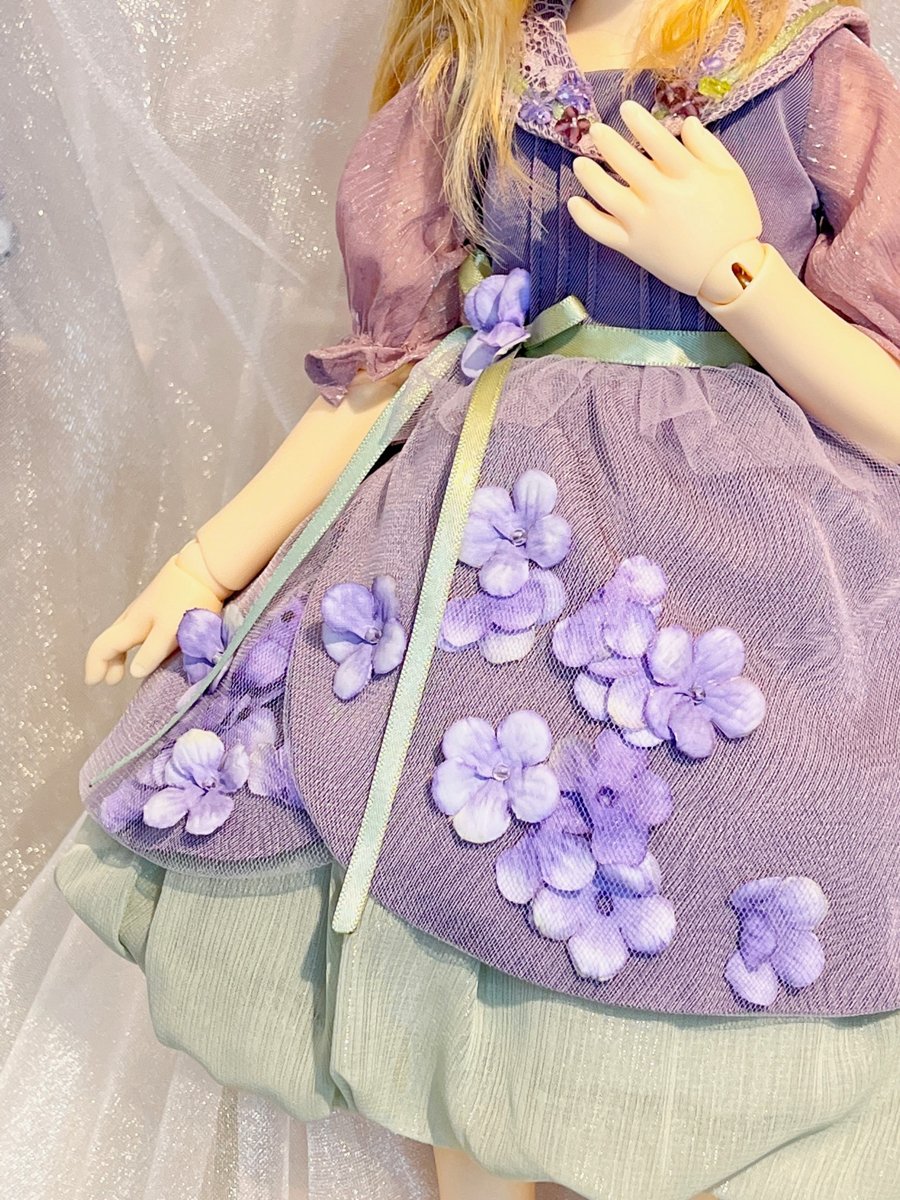 今からの季節におすすめ！「紫陽花ドレスセット・ミニ」のご紹介です