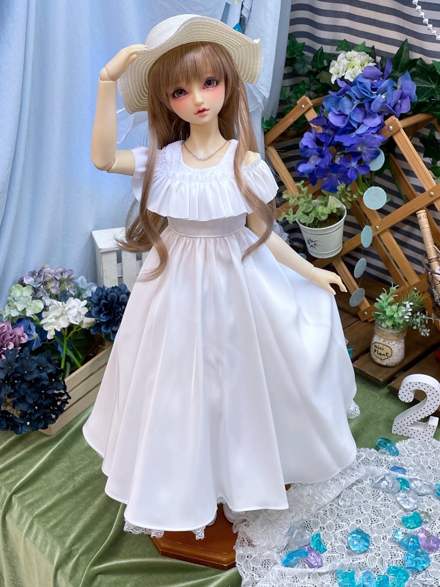 7月新作ドレス】「サマーワンピースセット（白）」のご紹介です