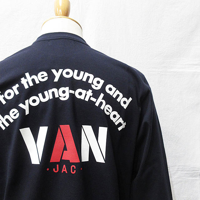 VAN 久しぶりの復活 バックロゴデザイン長袖Tシャツ GINCHO ｜こだわる