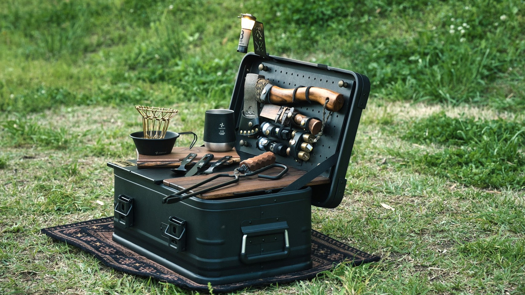 ALUMINUM CONTAINER LANTERN HOLDER – VENTLAX