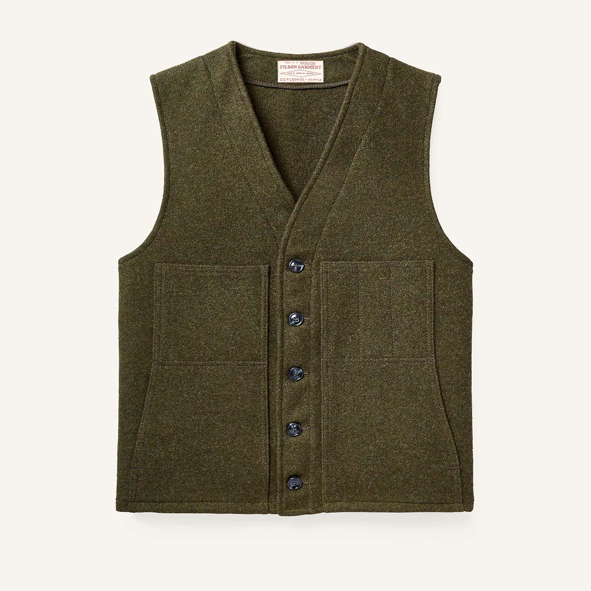 Vermont Gear - Farm-Way: Filson Men's Mackinaw Wool Vest