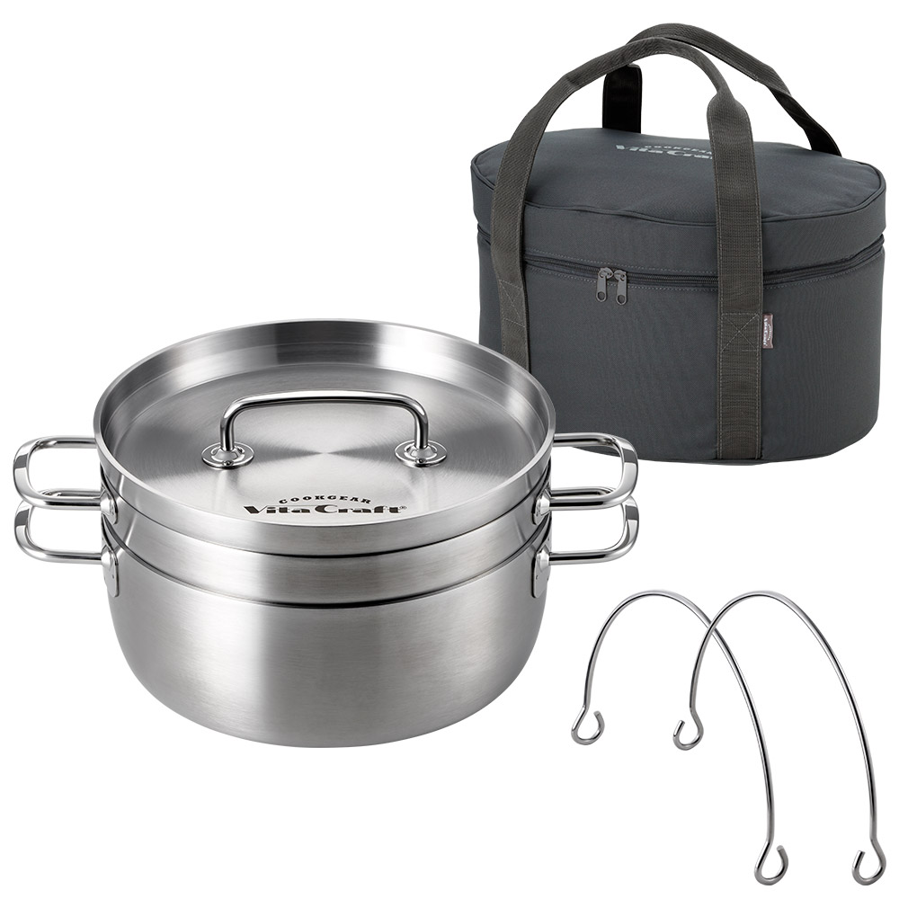 ステンレスダッチオーブンW 10インチ 特別セット | ビタクラフト