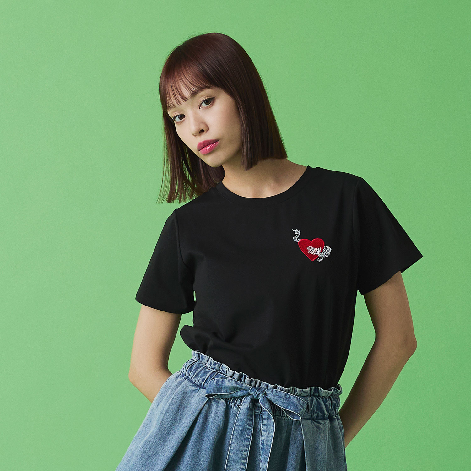 WLC ワンポイント刺繍 Tシャツ｜VIVIENNE TAM（ヴィヴィアンタム）公式