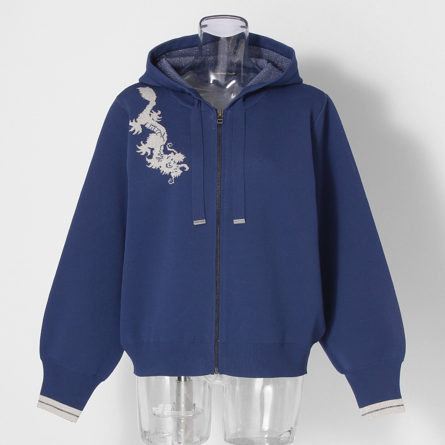 WLC 超軽量ラメドラゴンパーカー ニット｜VIVIENNE TAM（ヴィヴィアン