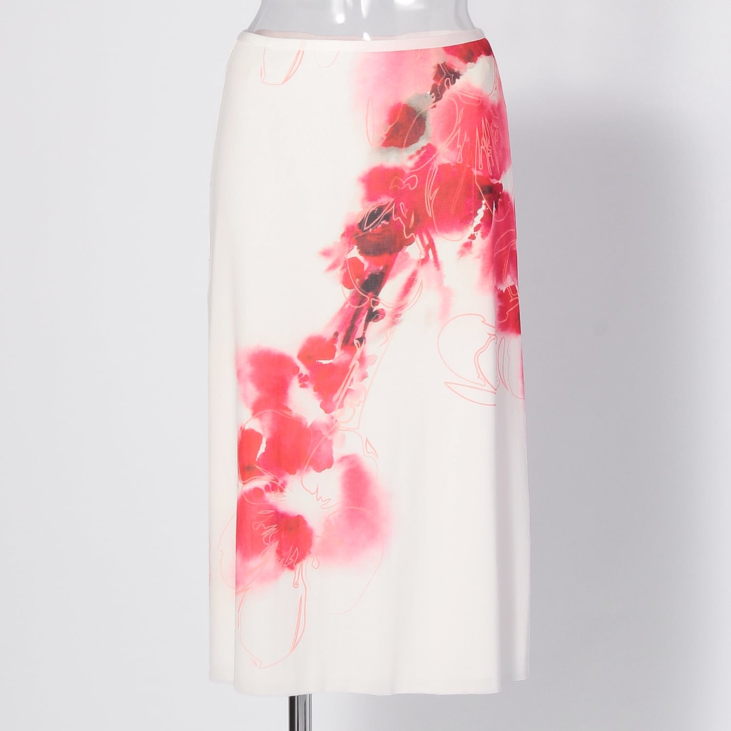 COMING SOON】Faded cherry blossom print net スカート｜VIVIENNE TAM