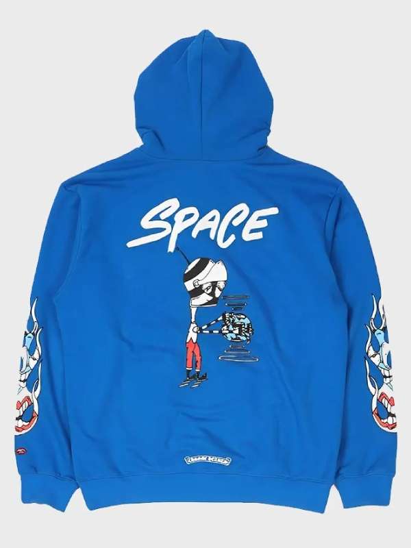 Blue Chrome Hearts Matty Boy Hoodie - Victoria Jacket