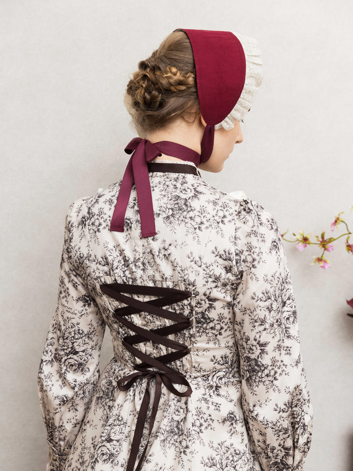 アメリアレーシーノーブルサテンハーフボンネット - Victorian maiden