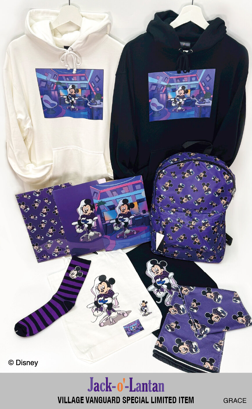 Disney Special Design】 ジャック・オ・蘭たん× VILLAGE VANGUARD限定