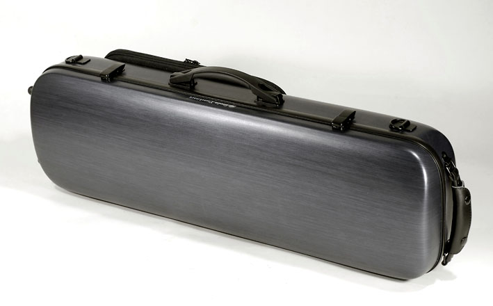 ヒューメビアンカ製 4/4バイオリンケース シルバー カーボン製 ヒュー