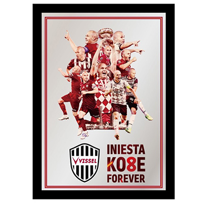 ヴィッセル神戸 【INIESTA KO8E FOREVER】パブミラー ヴィッセル神戸