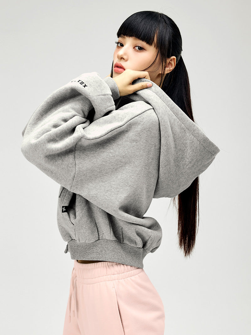 裏起毛】XA5127N ナッピングフード付きジップアップ