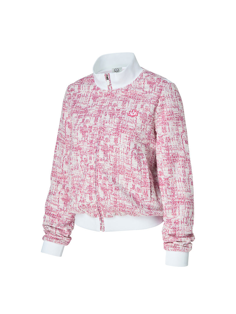 MAGLIANO マリアーノピンクツイードジャケットXS イタリア製 MAGLIANO