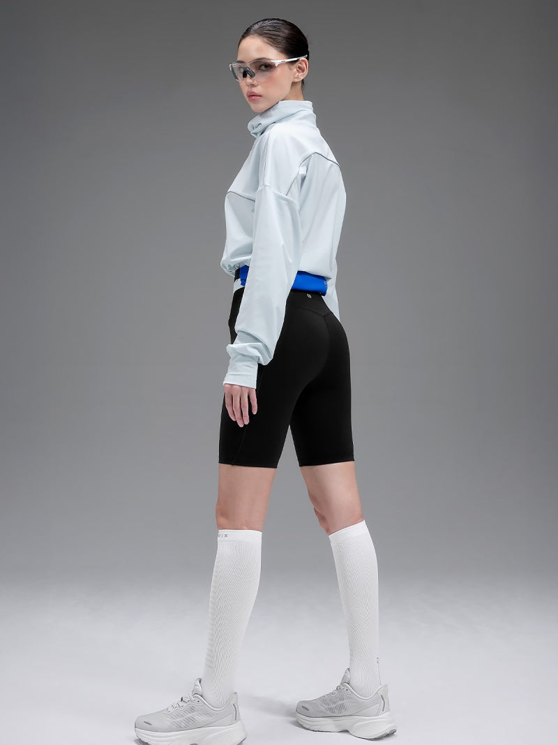 RX ドローコード付き ハイネック 長袖