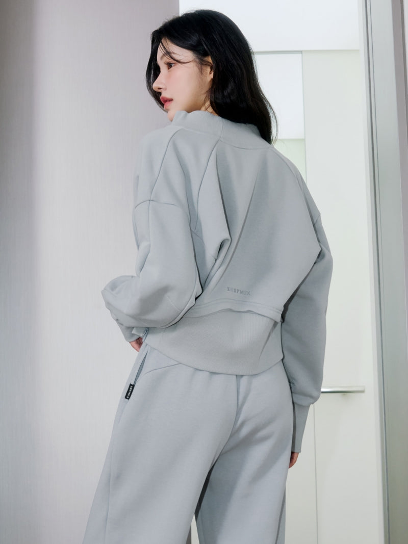 ハイネック 背中カーブライン入り ジャケット (単品)