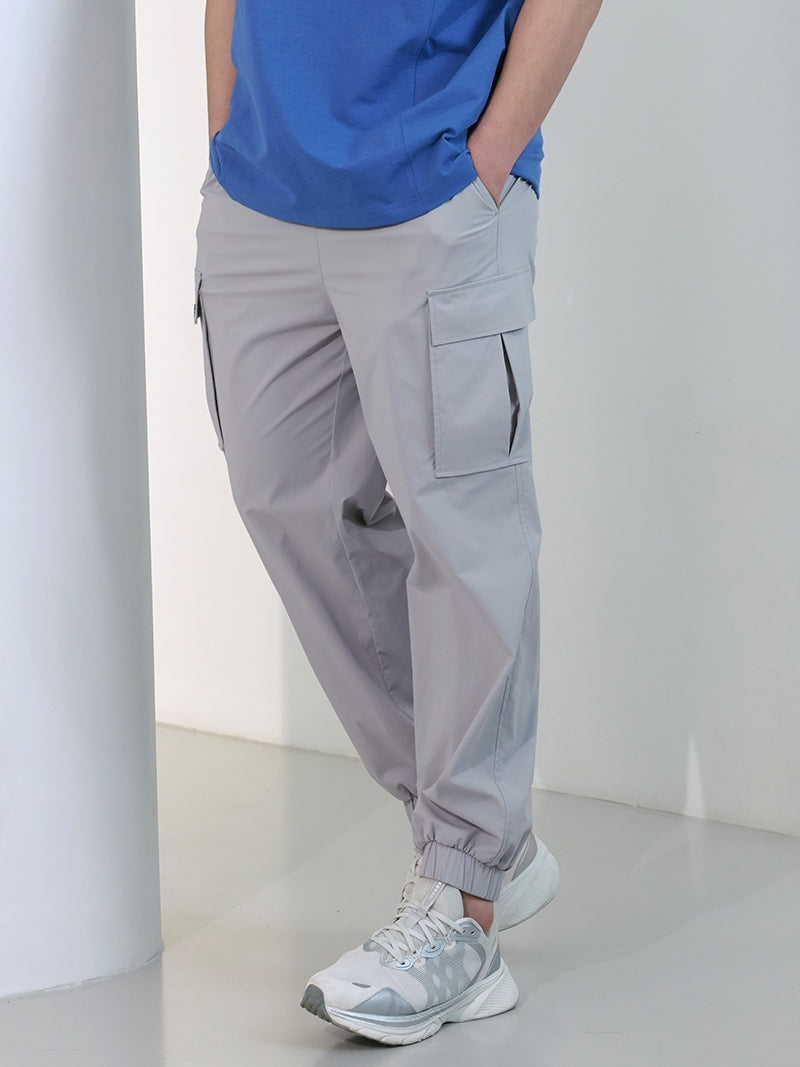 ストレッチ ルーズフィット カーゴ ジョガーパンツ